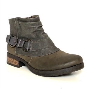 Earth Origins Nessa Vegan Taupe Harness Booties 7